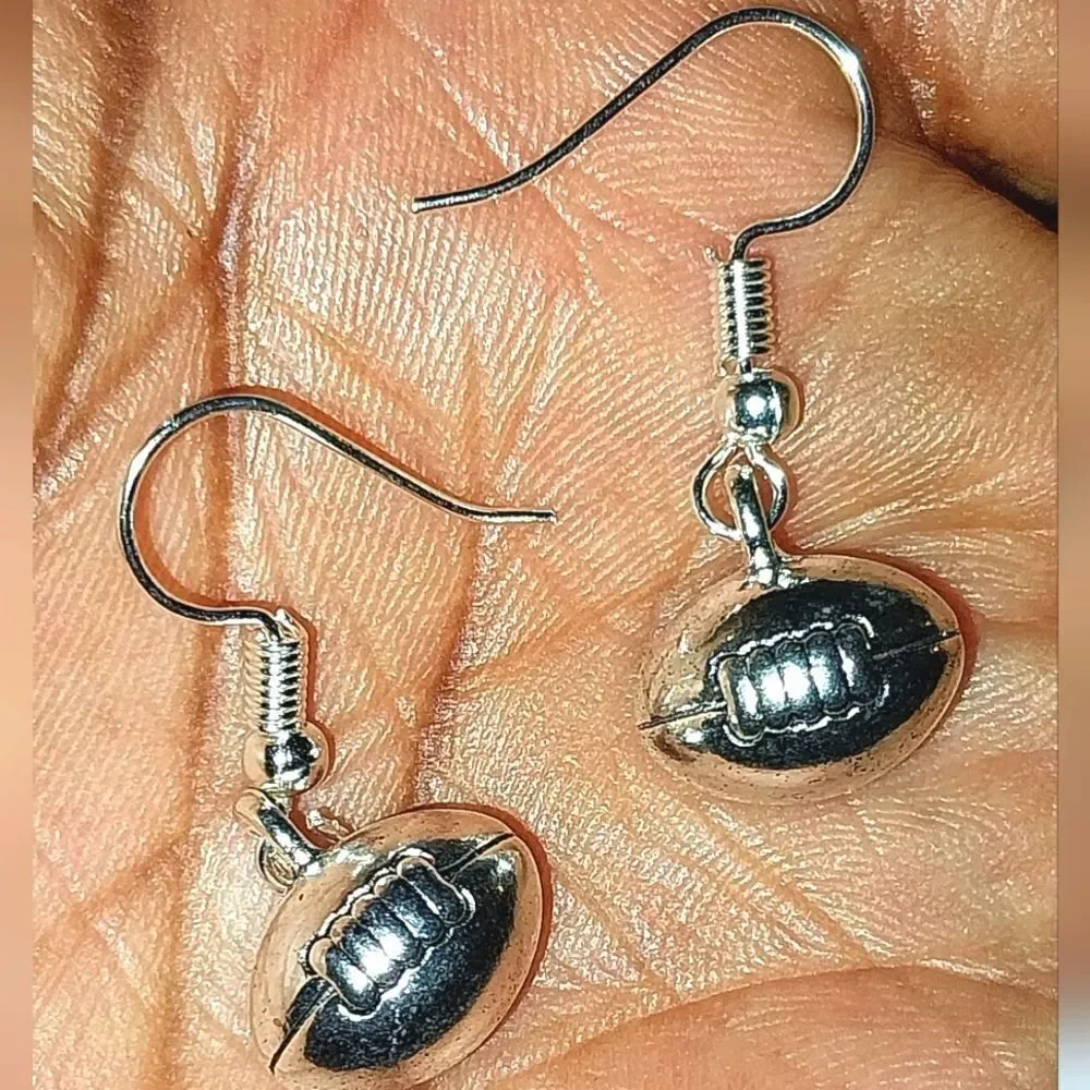 Super cute football sports earrings for women and kids